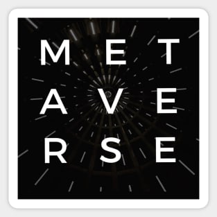 metaverse tshirt, mugs, stickers,wall art, mask,cases Sticker